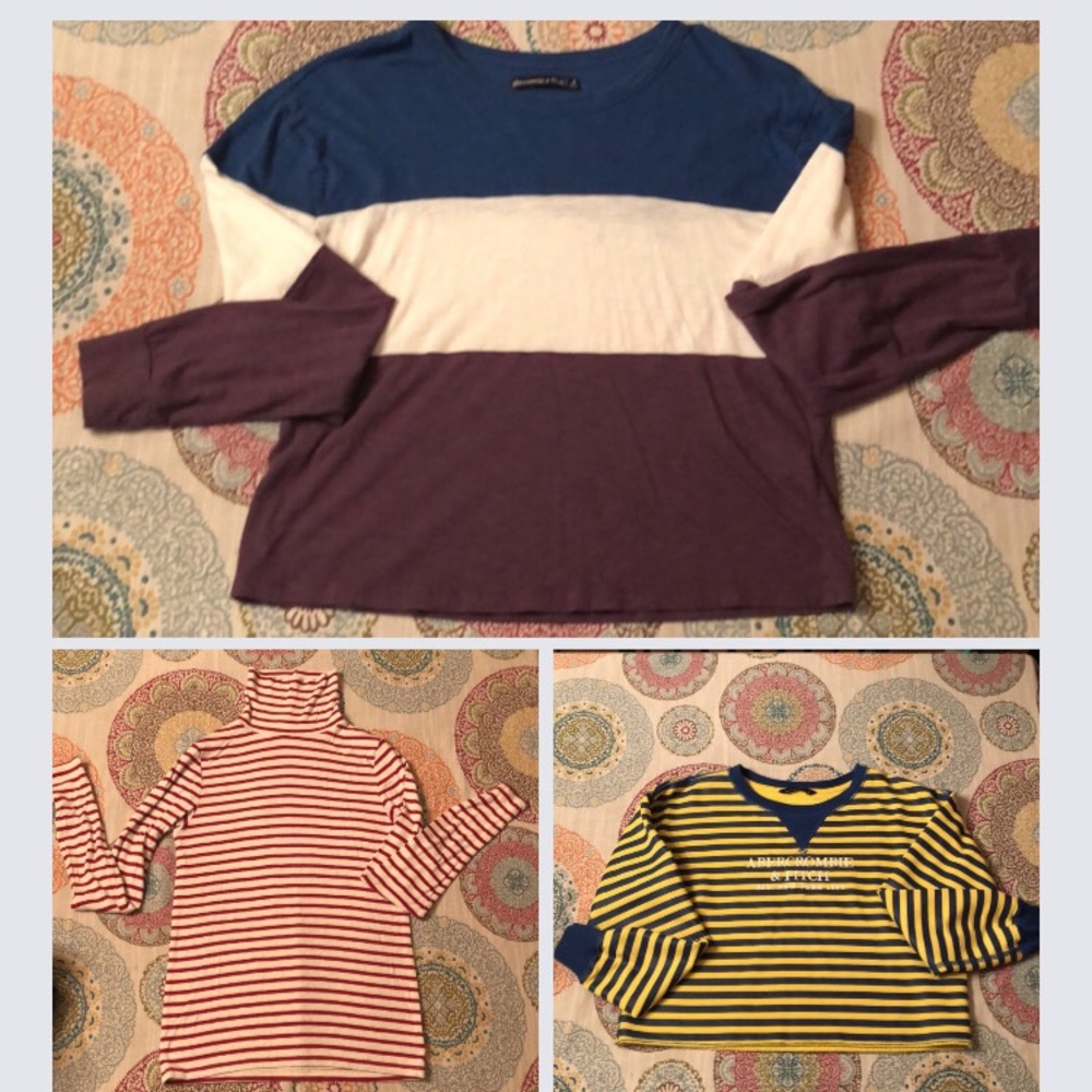 Bundle striped tops